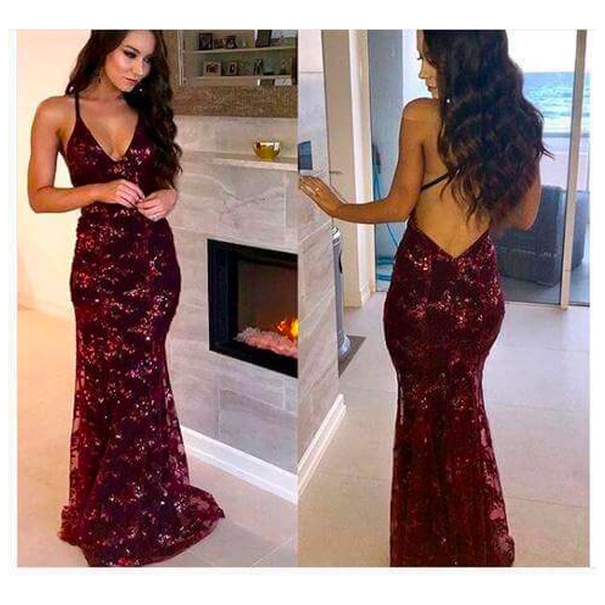 Frauen Meerjungfrau Kleid