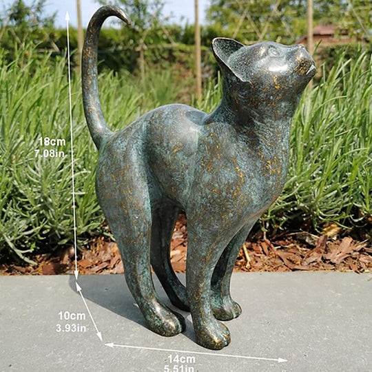 Gartenkatzen-Statuen für den Außenbereich 3