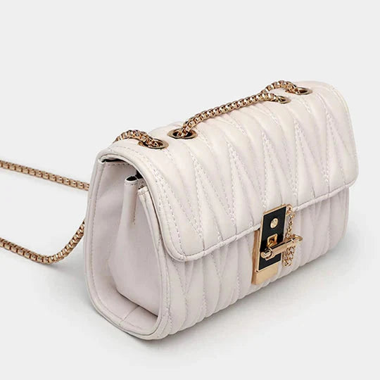 Geometrische Ledertasche Für Frauen
