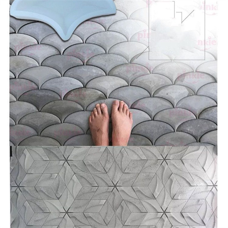 Geometrische Silikon Bodenform für kreative Designs 1