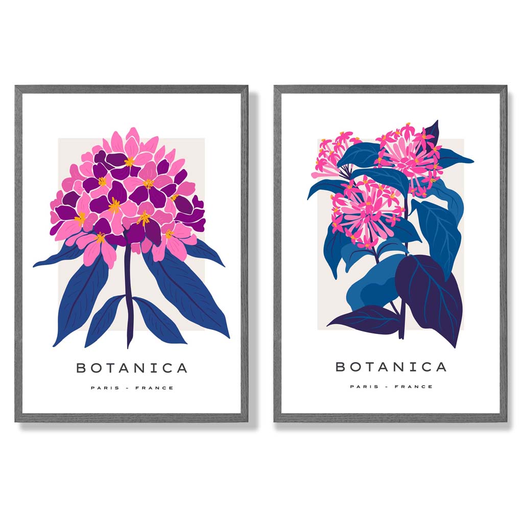 Gerahmtes Set mit 2 Kunstdrucken für den Sommer 4