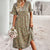 Variant image for Damen Kleid Floral Leicht Baumwolle für Sommerausflüge-19