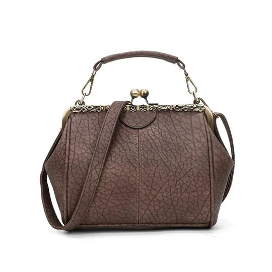 Damen Handtasche Clip Kunstleder Elegant Praktisch 3