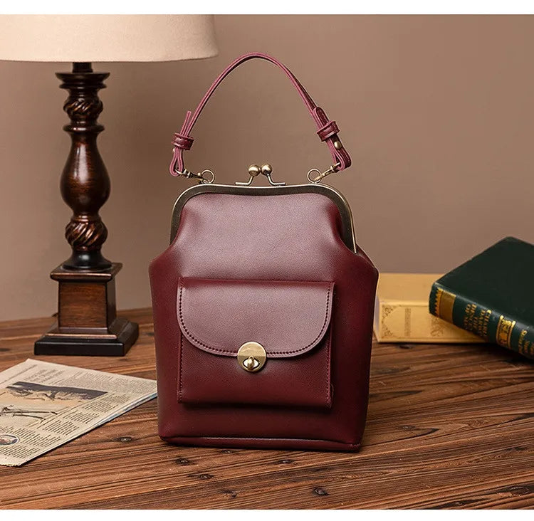 Damen Umhängetasche Elegantes Design Kunstleder 3