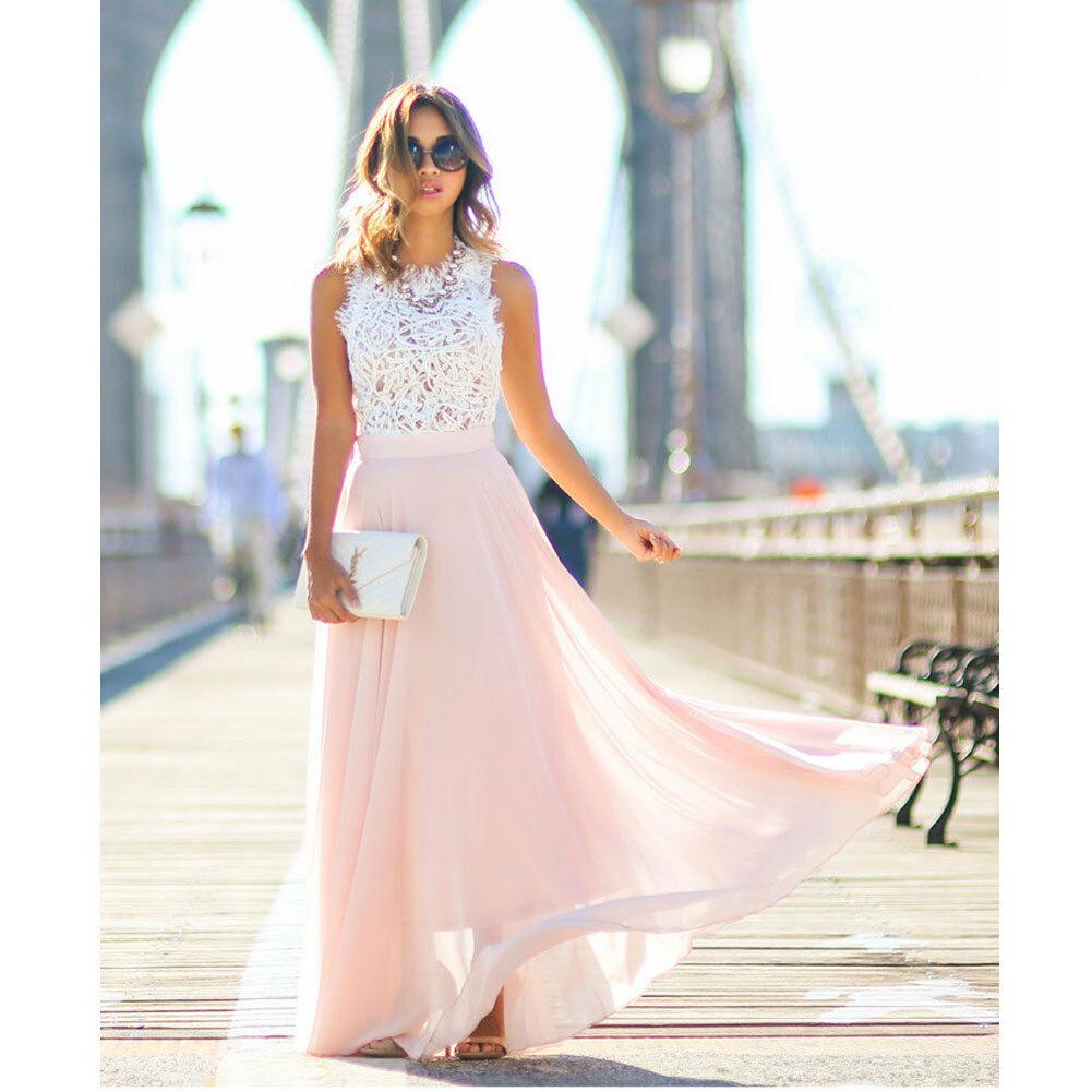 Damen Kleid Spitze Elegantes Festliches Kleid für Hochzeitsgast-2