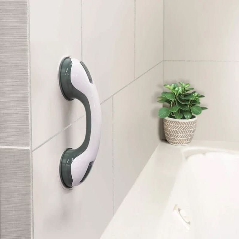 Haltegriff Dusche mit Saugnapf – Bohrfreie Montage für Badewanne und Dusche 1