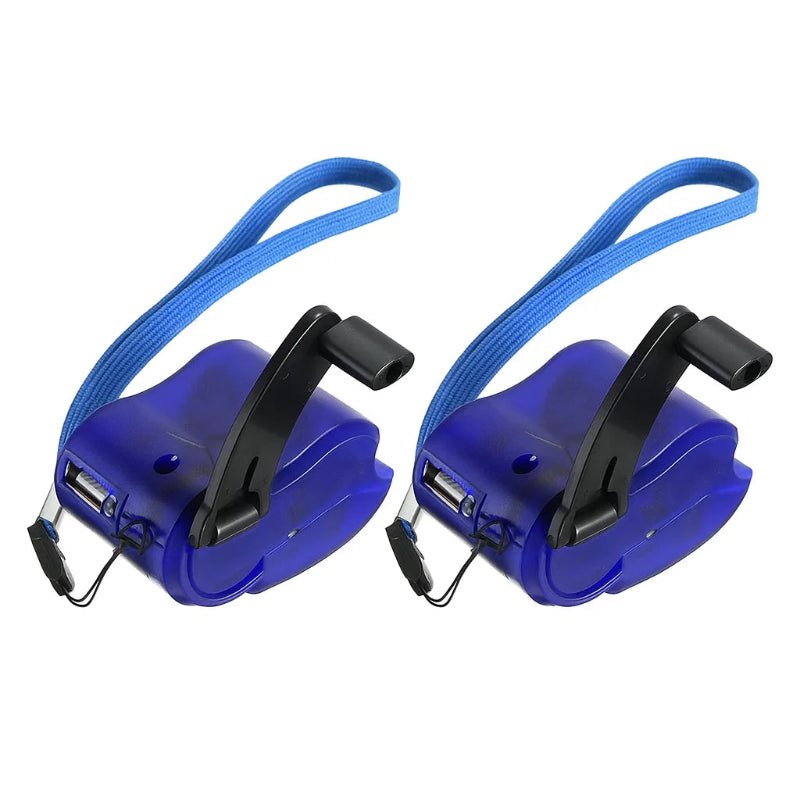 Handkurbel-Notladegerät mit USB und LED für Outdoor-Abenteuer 11