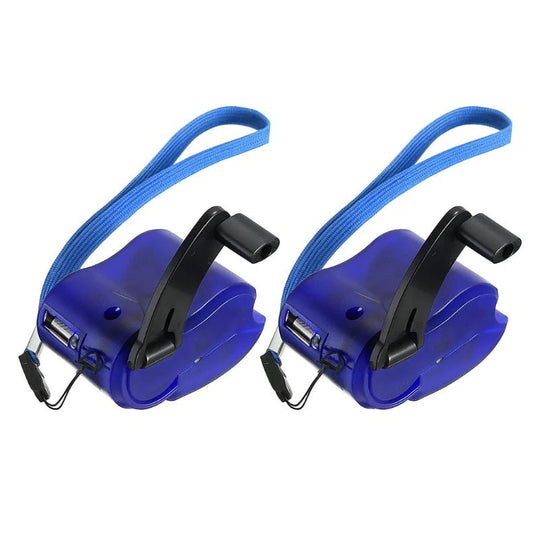 Handkurbel-Notladegerät mit USB und LED für Outdoor-Abenteuer 11