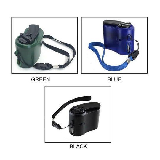 Handkurbel-Notladegerät mit USB und LED für Outdoor-Abenteuer 8