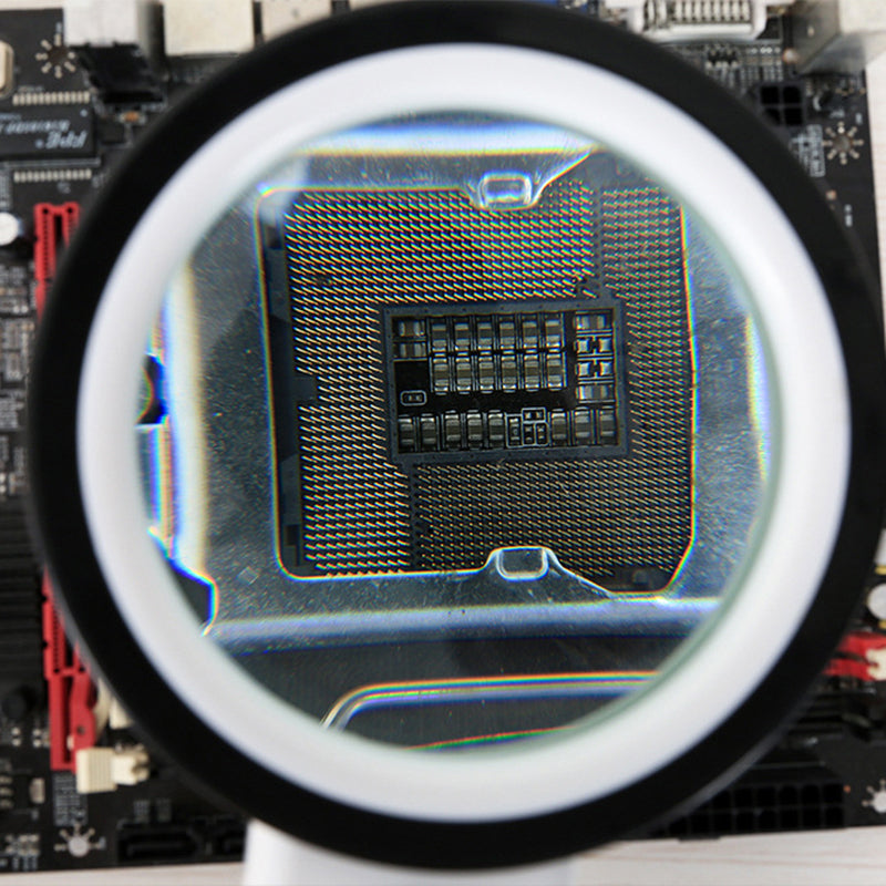 Handlupe 30-fach Vergrößerung mit LED-Beleuchtung für Detailreiche Betrachtung 7