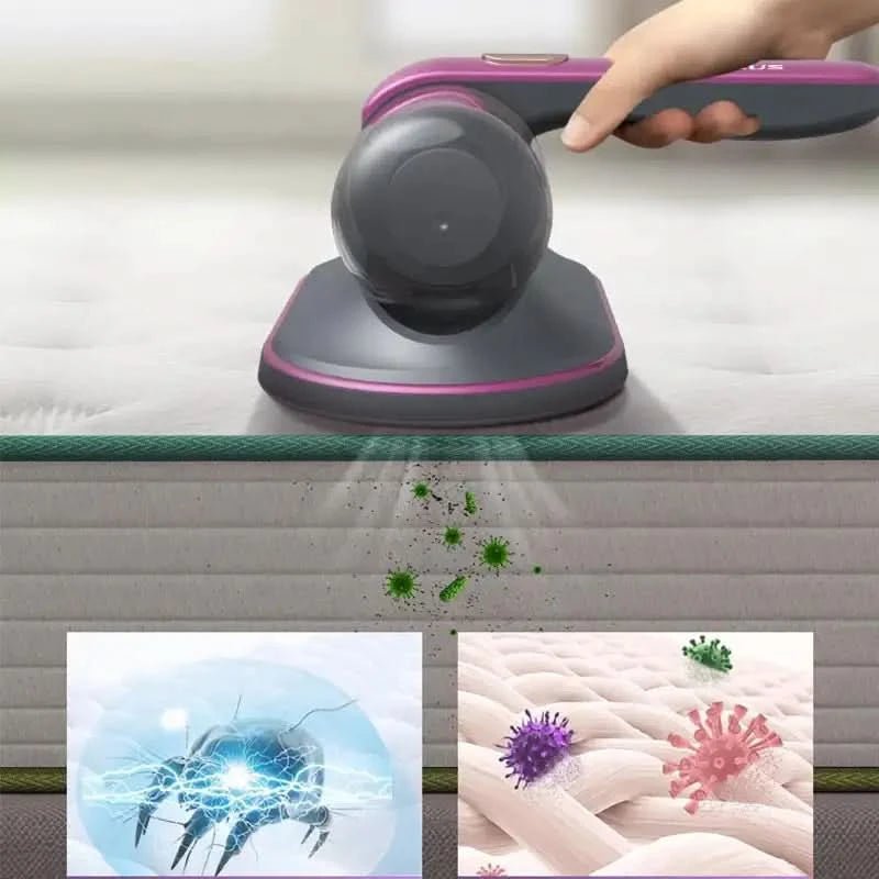 Handstaubsauger Akku Kabellos Ergonomisch für Allergiker mit HEPA-Filter 3
