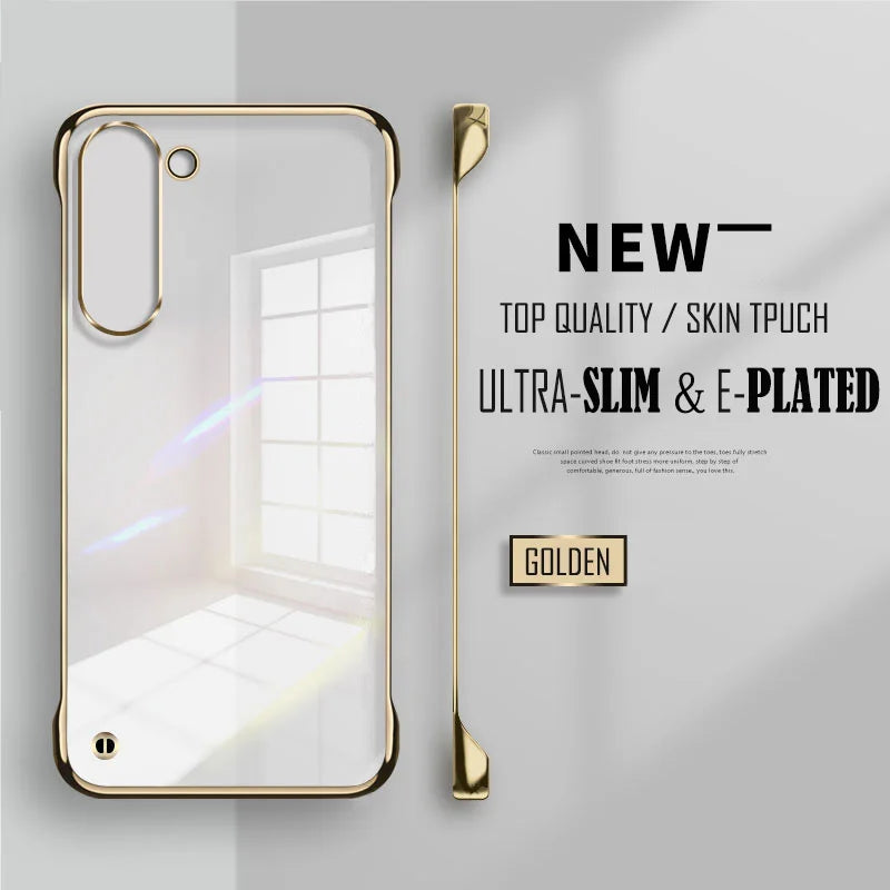 Handyhülle für Samsung S25 S24 S23 FE Ultra Plus S25 Edge Schlank Transparent 3
