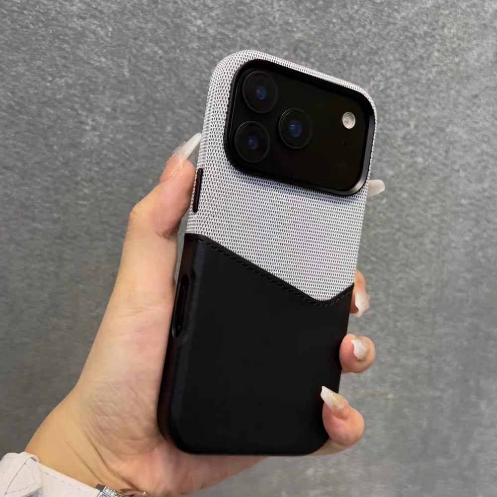 Handyhülle für iPhone 17 Pro Max mit Magnetverschluss und Kartenfach 10