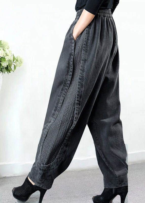 Harem Jeanshose für Damen in Übergröße mit Taschen 3