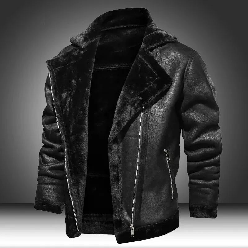 Variant image for Herren Lederjacke Zeitloser Stil Hochwertiges Leder-1
