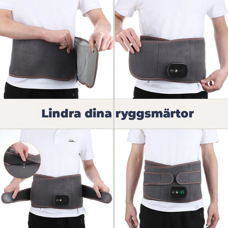 Heizgürtel für Frauen und Männer mit Rotlicht und Vibration 3