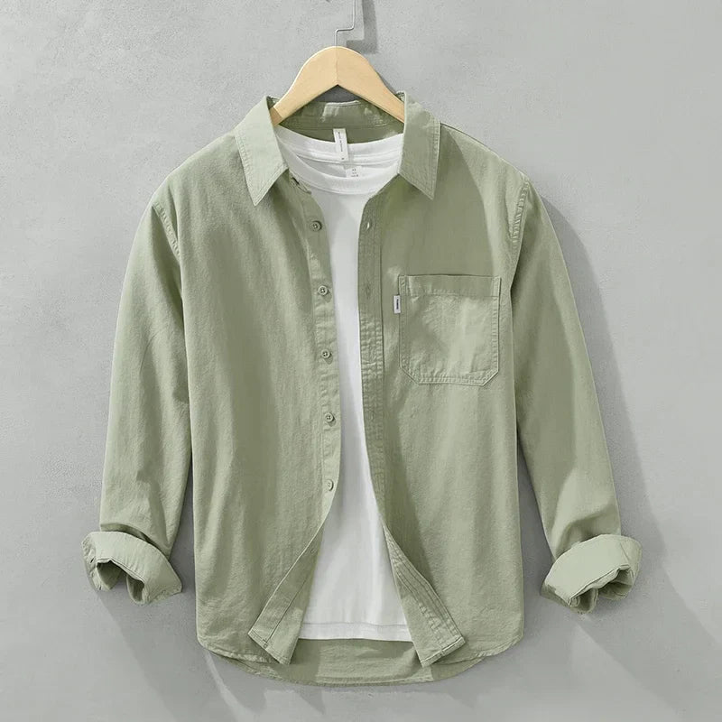 Variant image for Herren Hemden Langarm Baumwolle Stilvoll Komfortabel-7