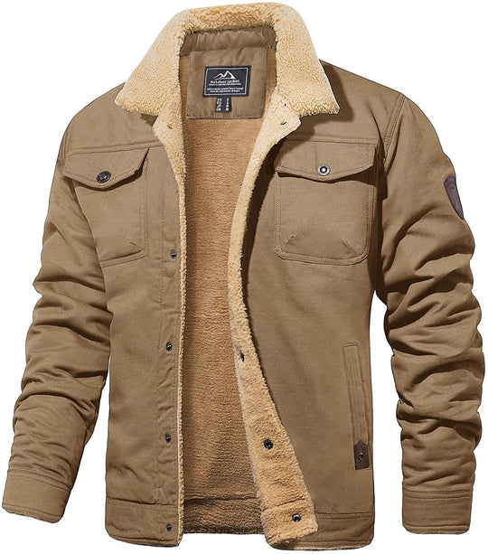 Herren-Shelljacke mit Sherpa-Futter, wasserdicht, Winterjacke 7