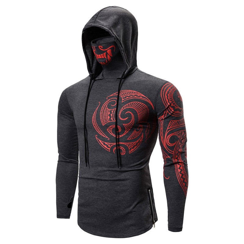 Herren Totenkopfmaske Hoodies