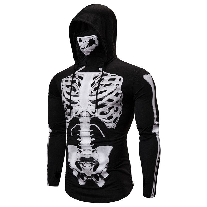 Herren Totenkopfmaske Hoodies