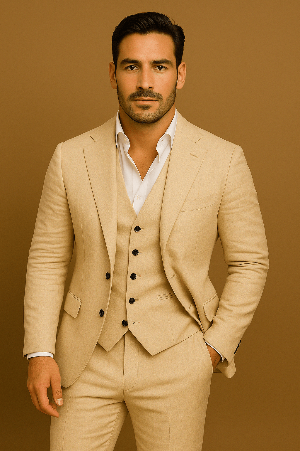 Herren Anzug-Set Dreiteilig für besondere Anlässe 14