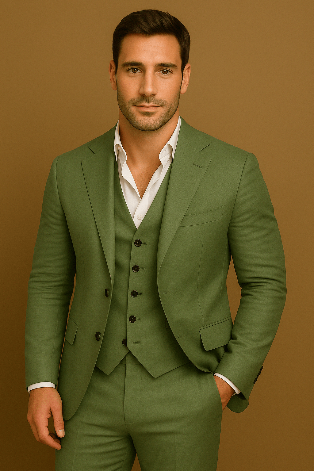 Herren Anzug-Set Dreiteilig für besondere Anlässe 4