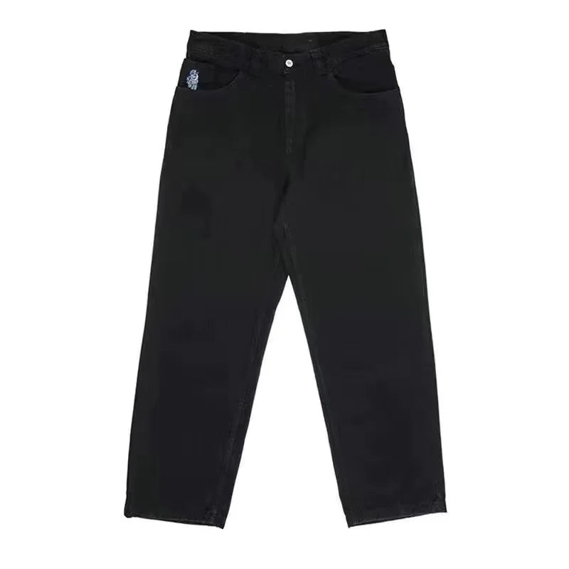 Herren Baggy Jeans Weite Beine Denim 11