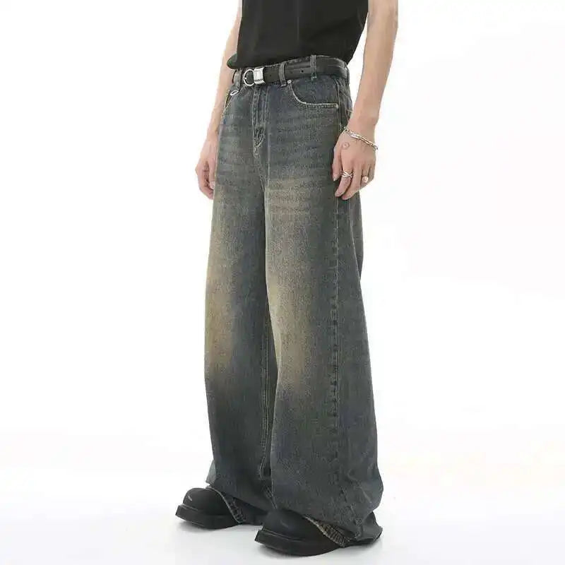 Herren Baggy Jeans im Vintage Stil 1