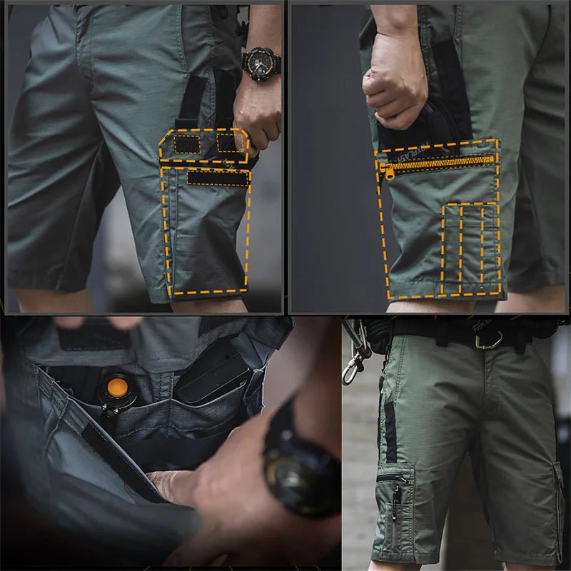 Herren Bermuda Shorts Camouflage für Abenteuer 6