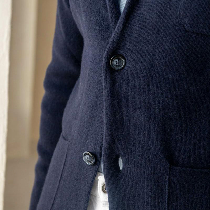 Herren Cardigan Vintage Stil 5