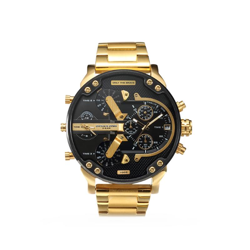 Herren Chronograph Uhr Edelstahl 13