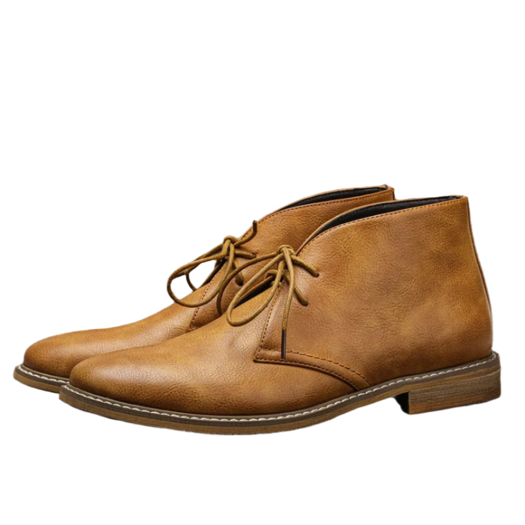 Herren Chukka Boots Echtes Leder Komfortabel Elegantes Design 0