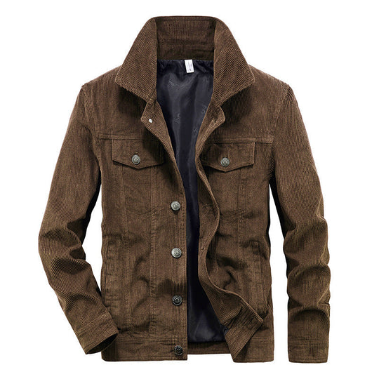 Herren Cordjacke Casual Stil 1