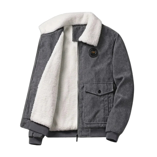Herren Cordjacke mit Sherpa-Futter 0