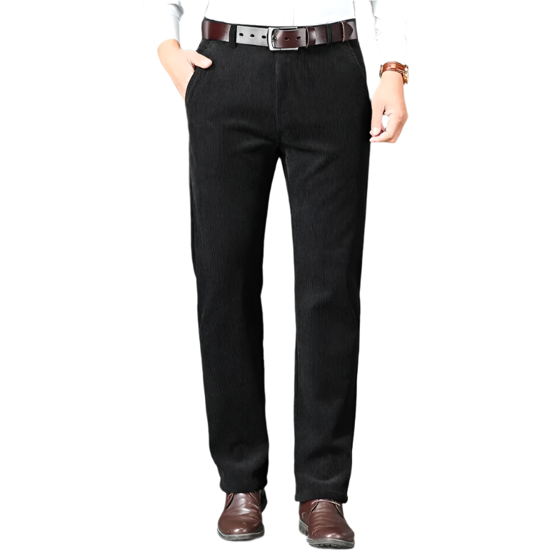 Herren Corduroy Hose Fleece-Futter Baumwoll-Cordura für Kaltes Wetter 4