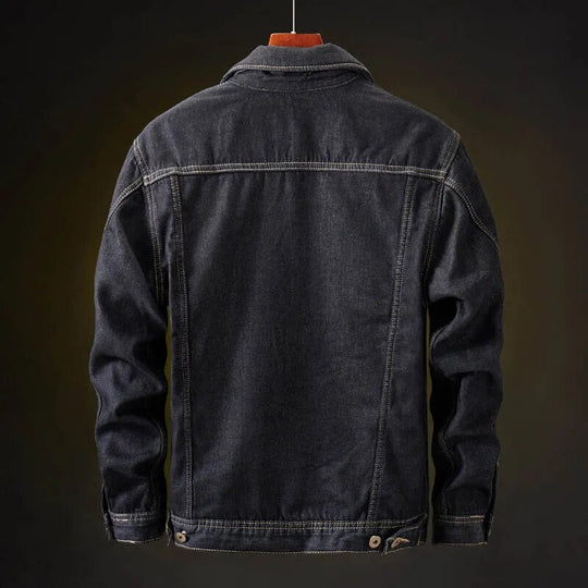 Herren Denim Jacke mit Fleece Innenfutter 5