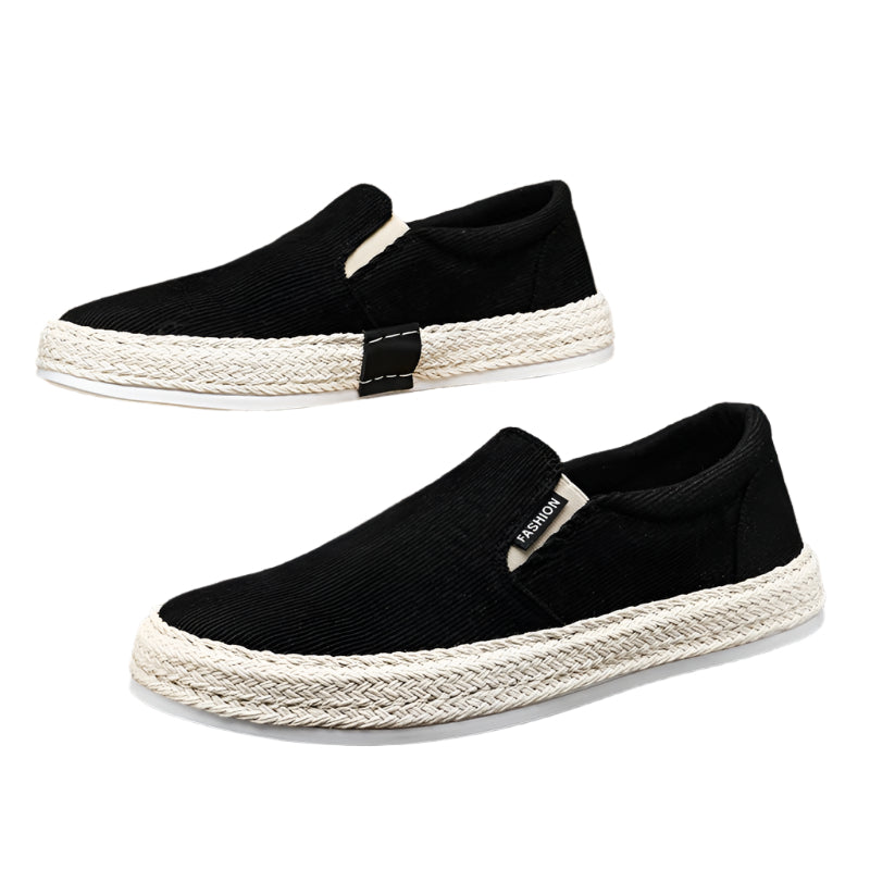 Herren Espadrilles Sportlicher Stil aus Atmungsaktivem Canvas 0