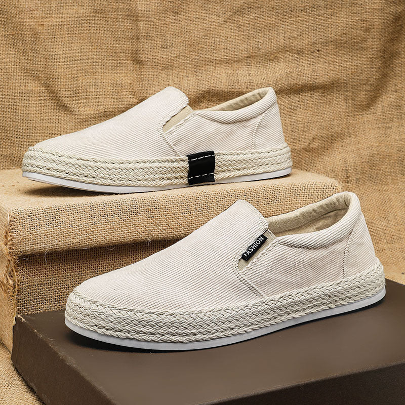 Herren Espadrilles Sportlicher Stil aus Atmungsaktivem Canvas 3
