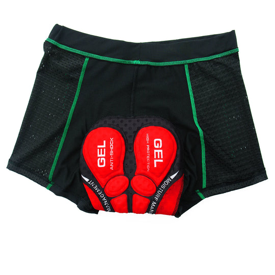 Herren Fahrradhosen Atmungsaktive Radhose mit Gelpolster 3