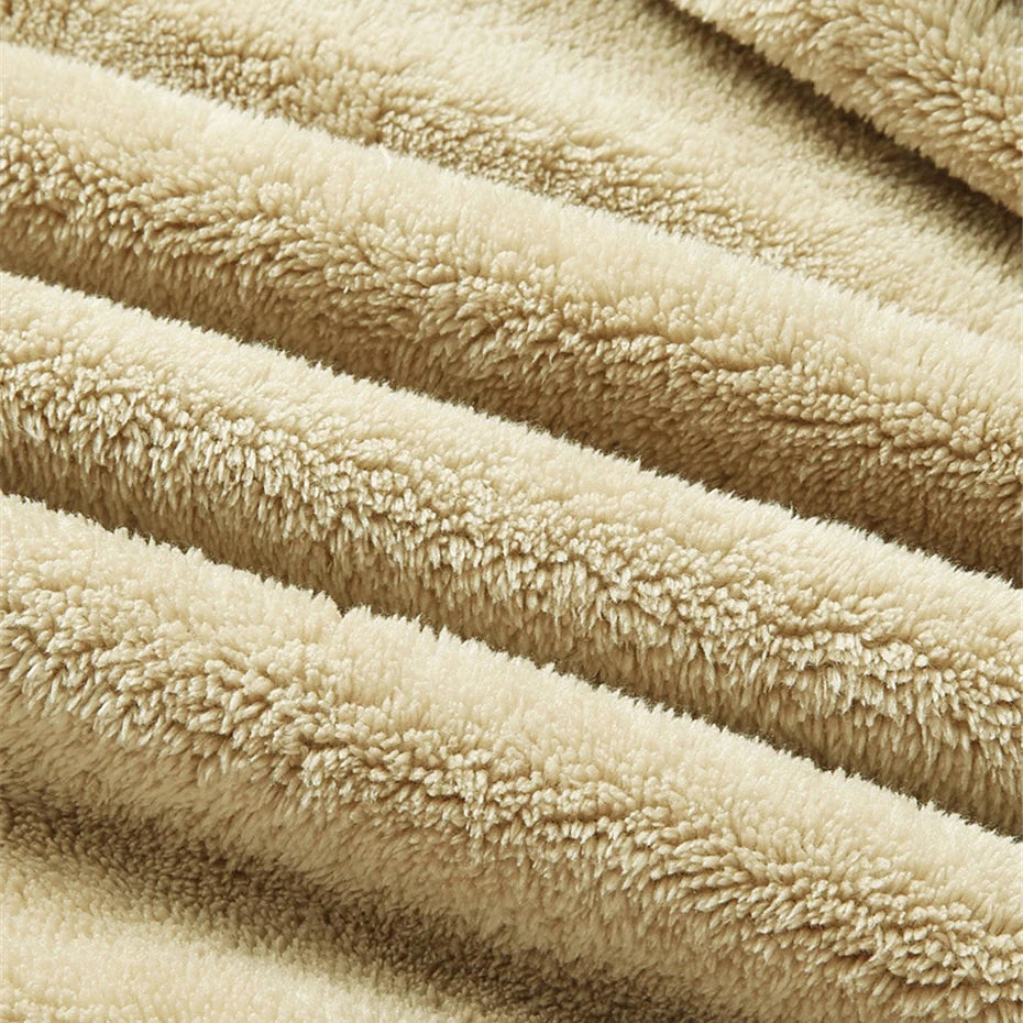 Herren Fleecejacke Dick Warm und Bequem 5