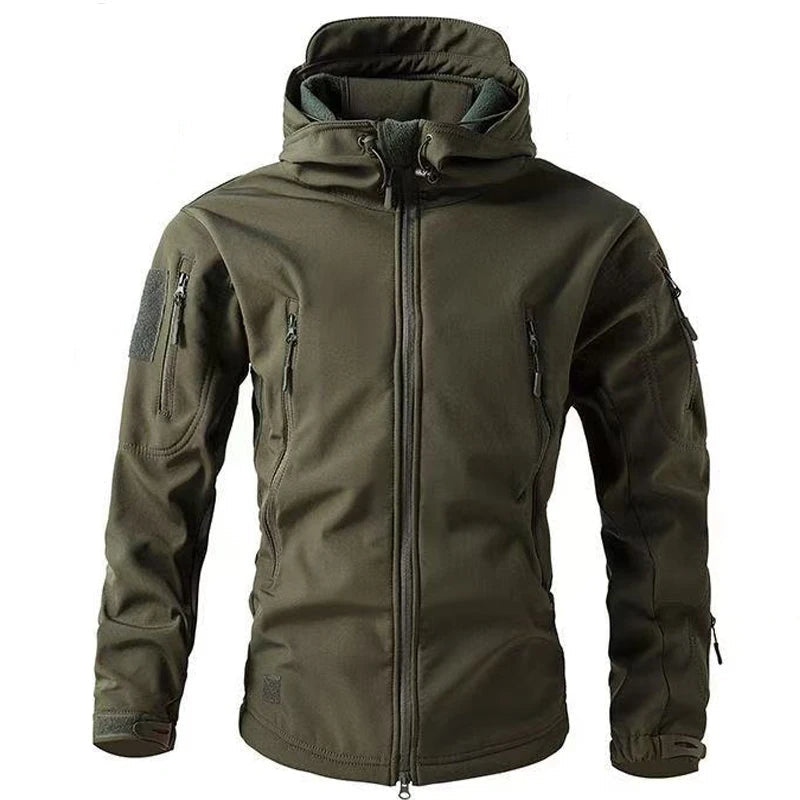 Herren Fleecejacke Wasserabweisend Softshell für Outdoor-Aktivitäten 7