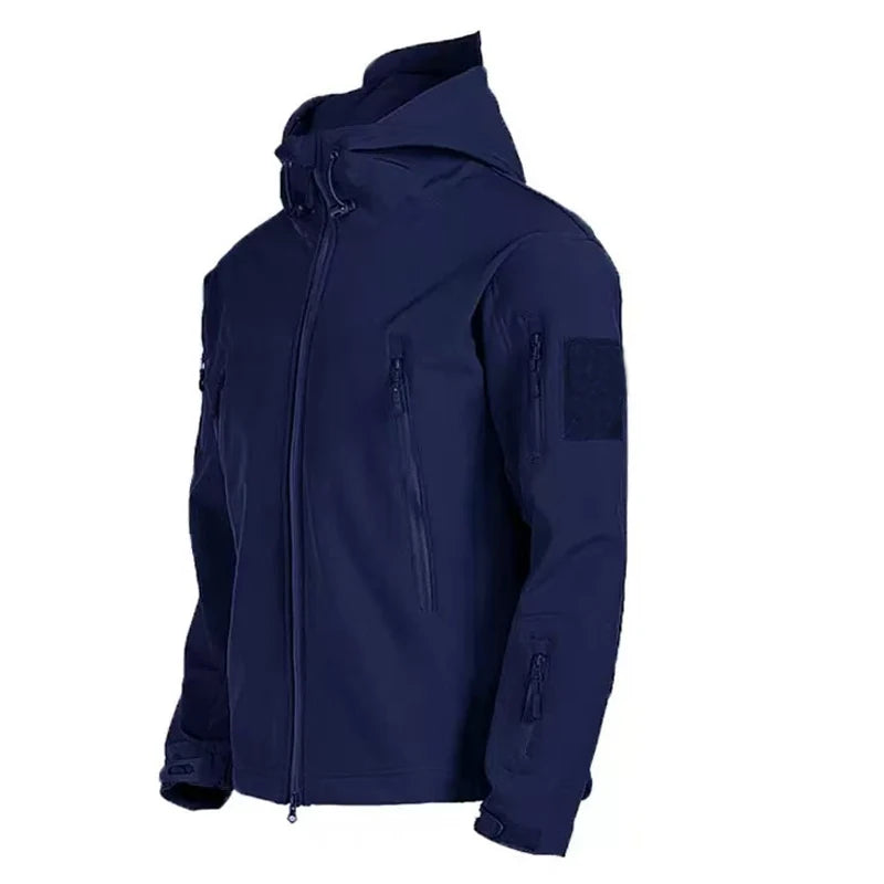 Herren Fleecejacke Wasserabweisend Softshell für Outdoor-Aktivitäten 9