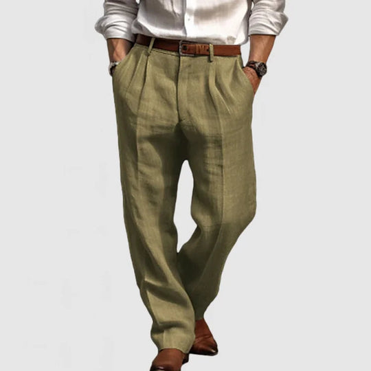 Herren Freizeithose Klassisch Gerade 6