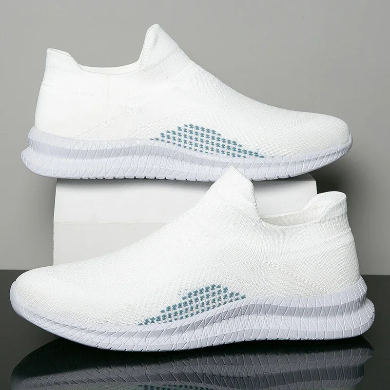 Herren Freizeitschuhe Atmungsaktiv Flexibel Mesh Slip-On 5