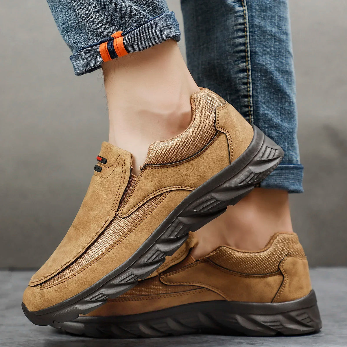 Herren Freizeitschuhe Handgefertigte Loafers 4