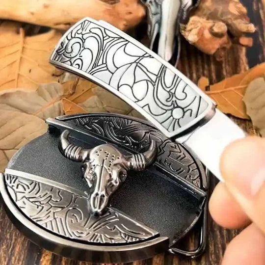 Herren Gürtelschnalle Oval mit EDC-Werkzeug für Outdoor-Abenteuer und Alltag 1