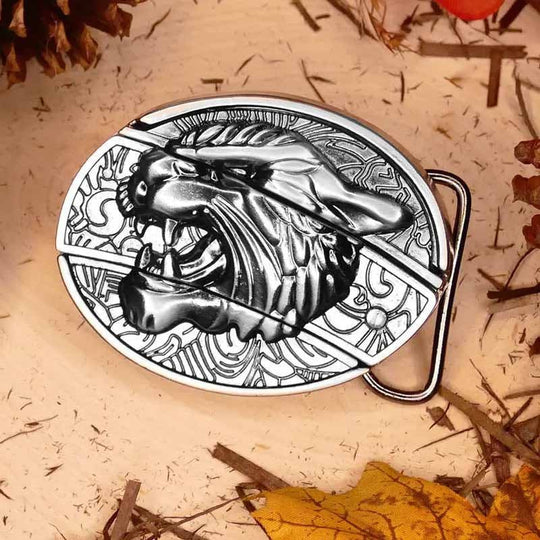 Herren Gürtelschnalle Oval mit EDC-Werkzeug für Outdoor-Abenteuer und Alltag 6