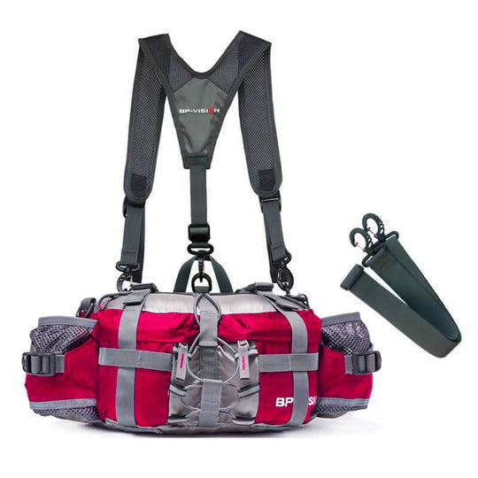 Herren Gürteltasche Bauchtasche für Outdoor-Aktivitäten mit Praktischer Aufbewahrung 9