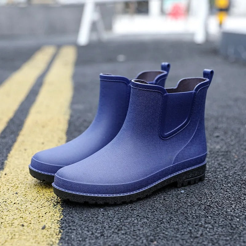 Herren Halbschuh Regenstiefel Wasserfest Komfortabel 1