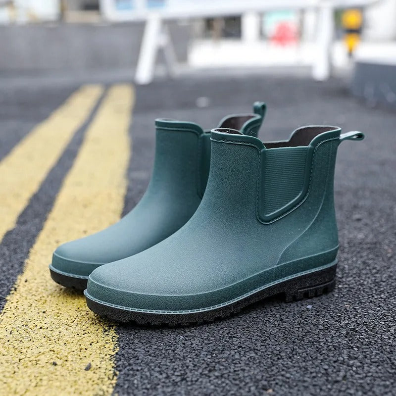Herren Halbschuh Regenstiefel Wasserfest Komfortabel 2